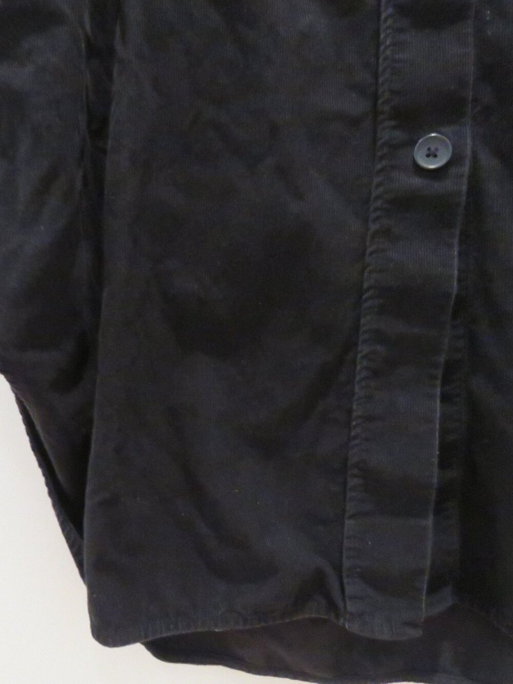 COS Corduroy Shirt Midi Dress Black US 12 Minimalist Quiet Luxury 90s Oversized - Picture 10 of 14